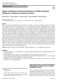 Gender Stratification and Parental Stimulation